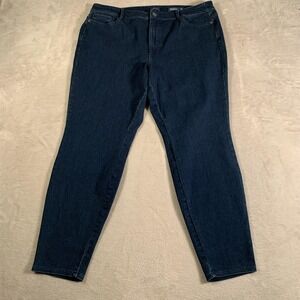 J.Jill Jeans Womens 18 Dark Wash Premium Flex High-Rise Legging Stretch Denim